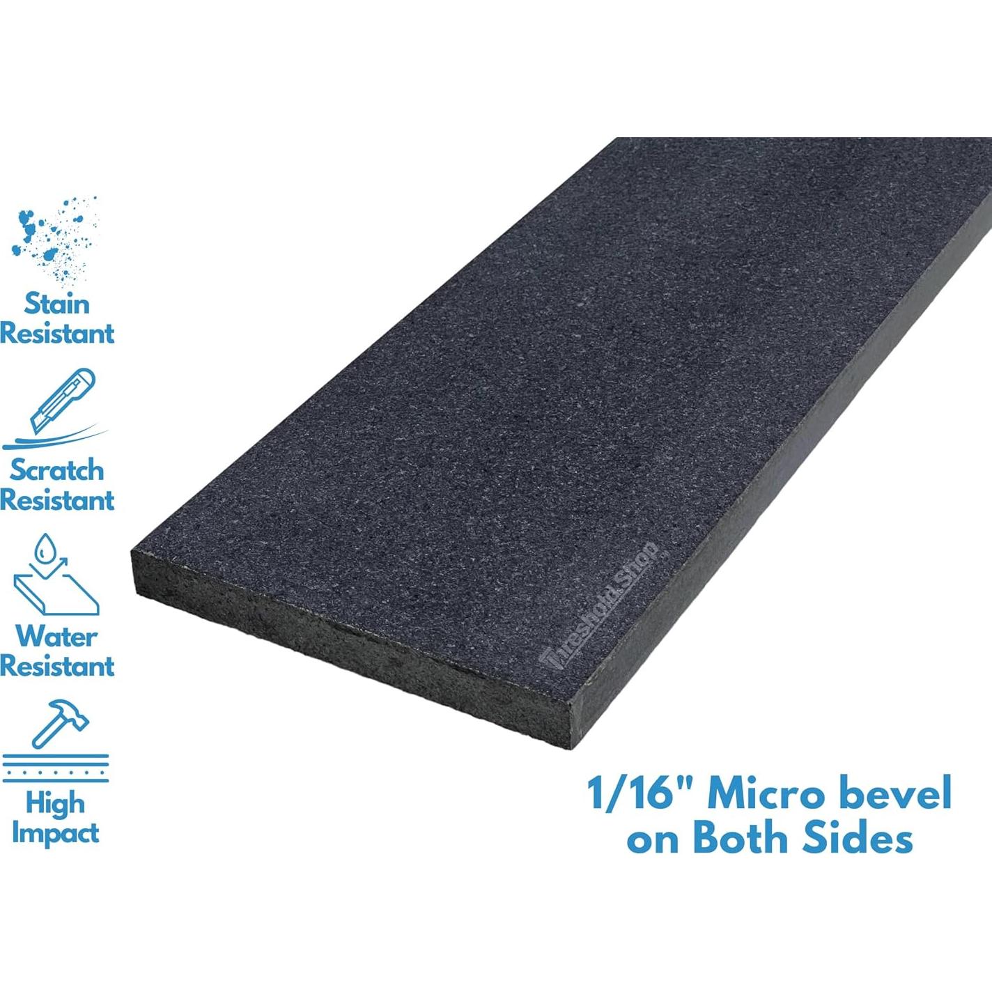 Umbral de Granito Absolute Black Pulido 152x15 cm