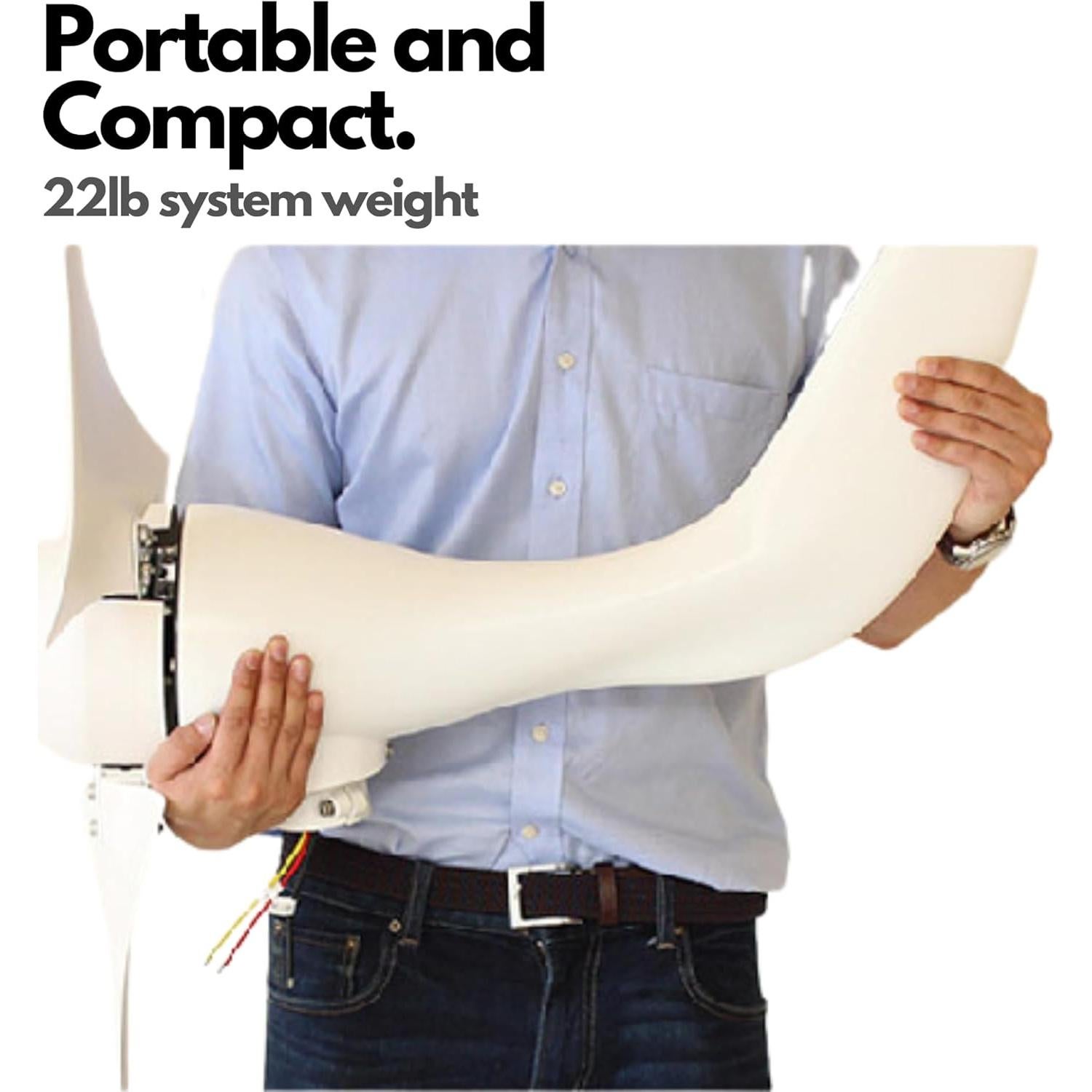 Generador Eólico Automaxx 400W 12V con Controlador MPPT