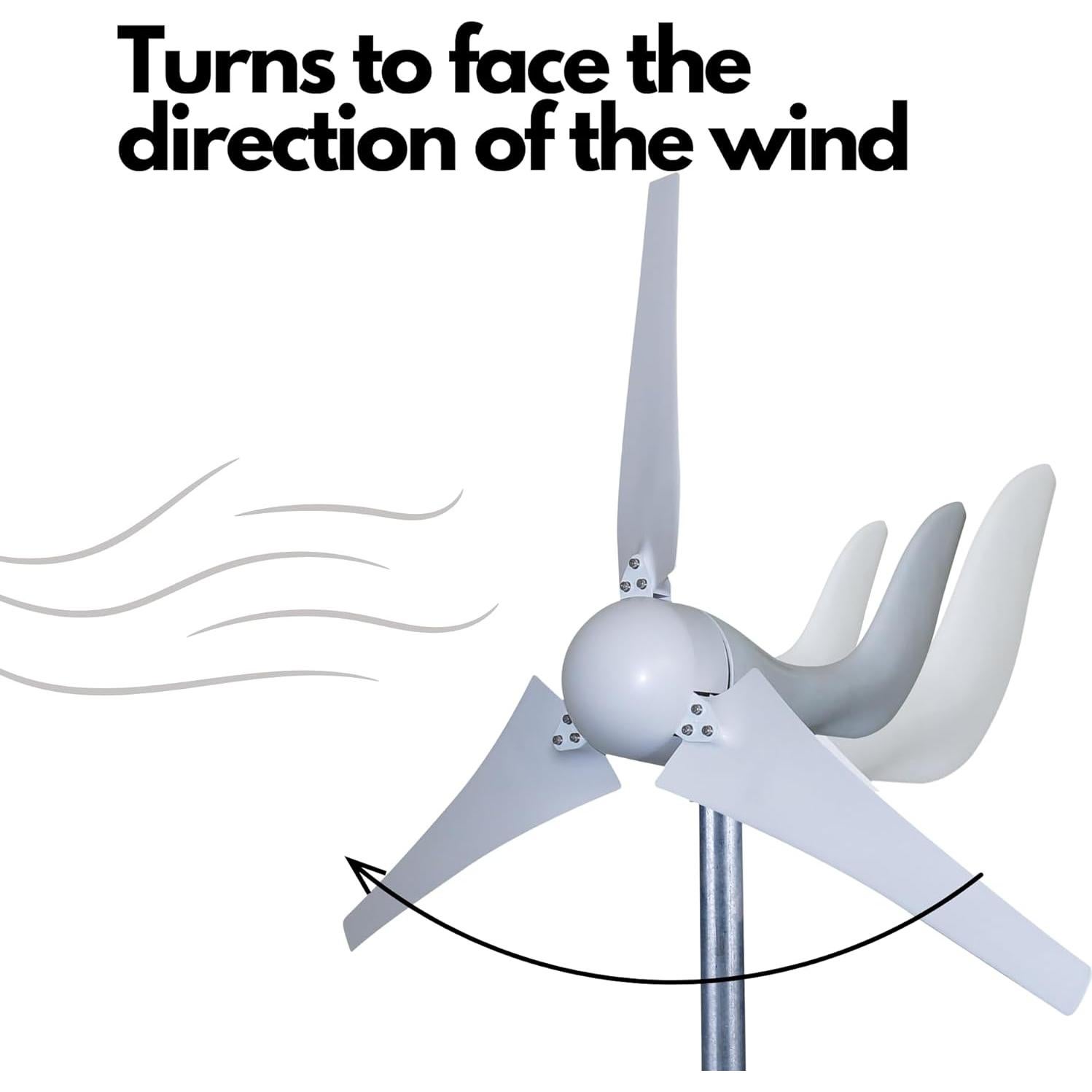 Generador Eólico Automaxx 400W 12V con Controlador MPPT