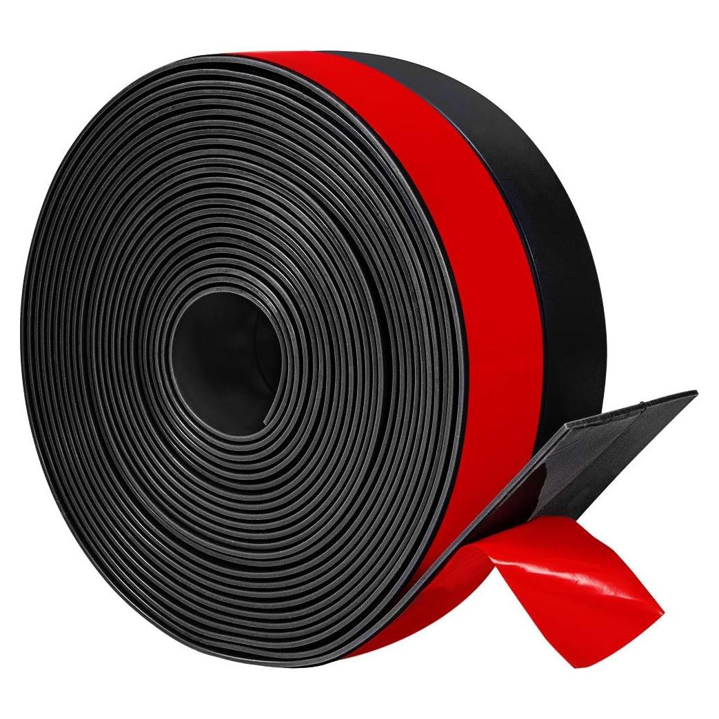 Sellador de Puerta de Silicona TORRAMI 2" x 20 pies Negro