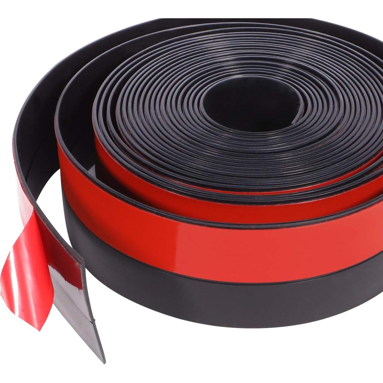 Sellador de Puerta de Silicona TORRAMI 2" x 20 pies Negro