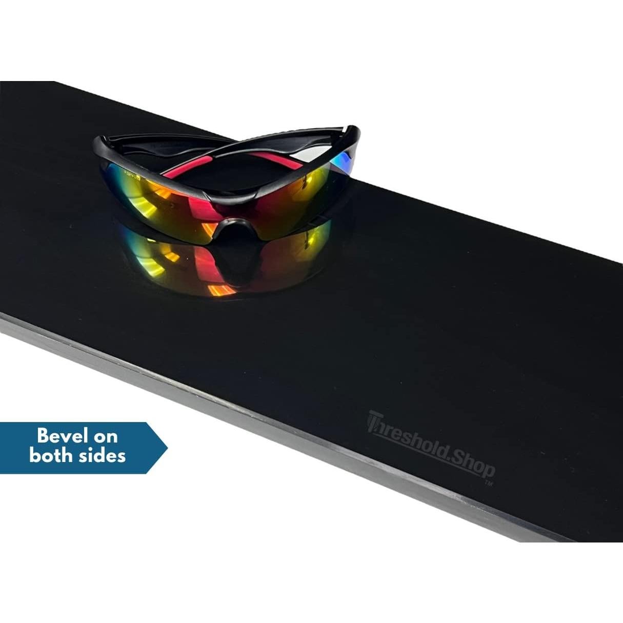 Umbral de Ducha 60 cm Mármol Ingenierizado Negro Threshold.Shop