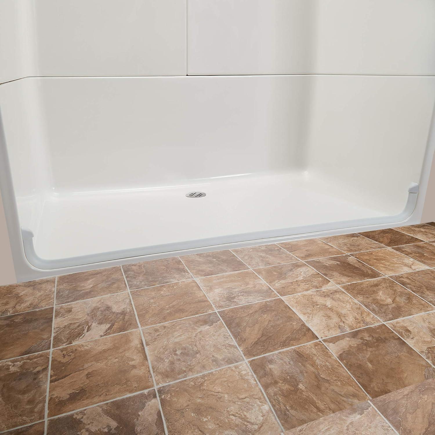 Dique de Ducha Plegable KR Specialties 30,48 m Blanco