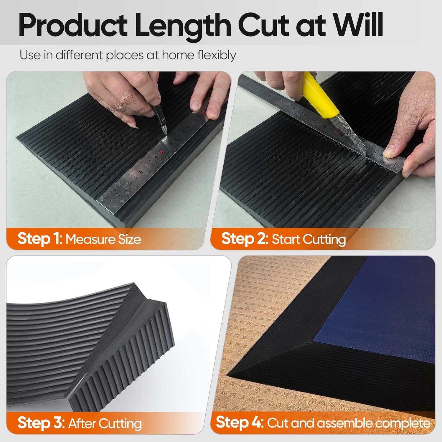 Rampa de Umbral CtopoGo 1.4 cm Altura 90 cm Ancho Antideslizante