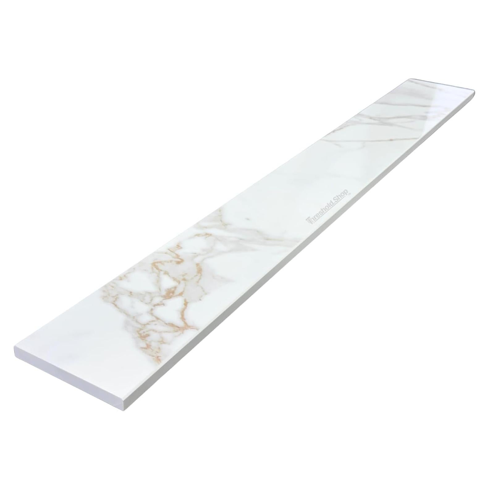 Umbral de Ducha 152x10 cm Mármol Calacatta Gold Threshold.Shop