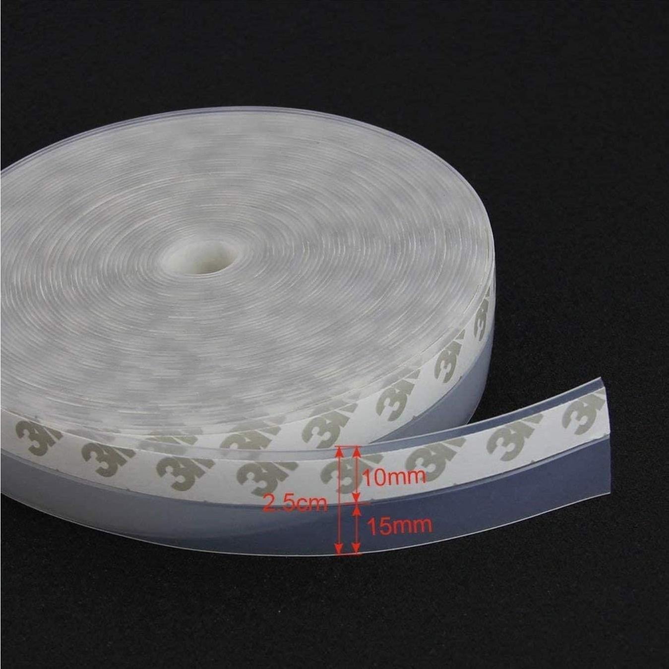 Tira de Sello de Puerta Zengest 2,54 cm x 5,03 m Transparente