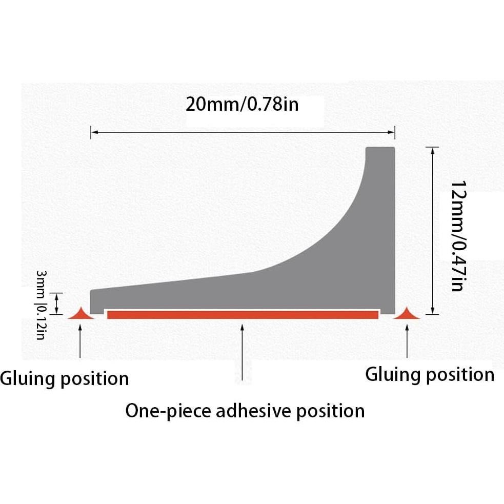 Dique de Ducha Plegable Silicona Transparente 198 cm