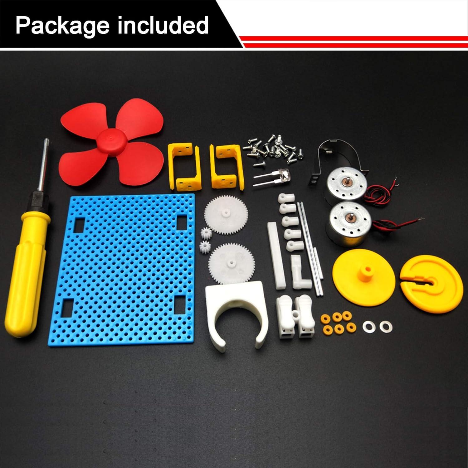 EUDAX Juguete Educativo Linterna Dynamo DIY Generador 158g