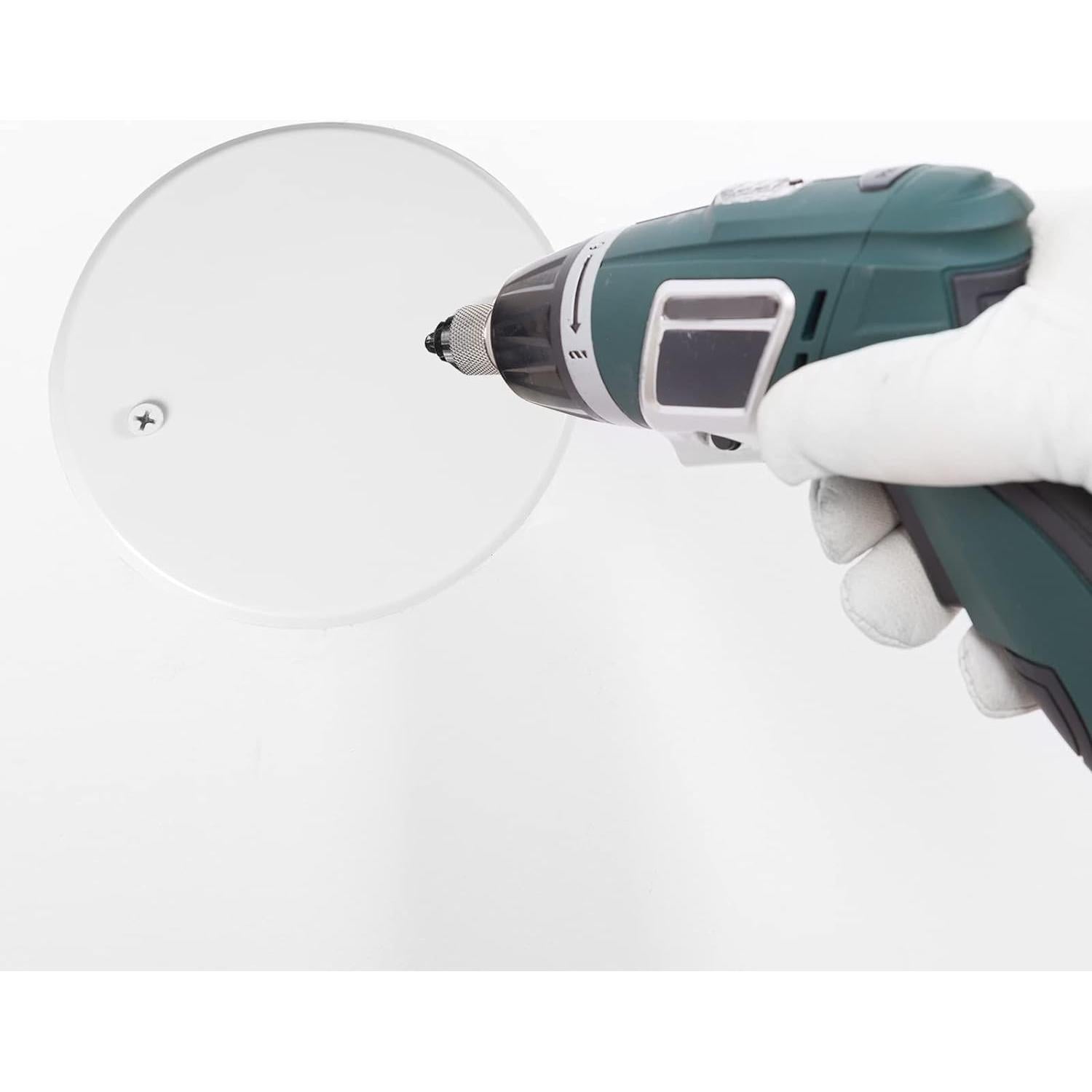 4 Placas de Cubierta de Techo Metal Jicoyin 12,7 cm Blancas