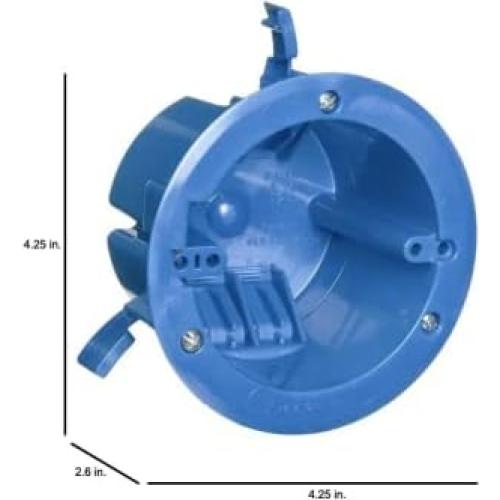 Caja Redonda Carlon B618R-UPC 10,80 cm No Metálica