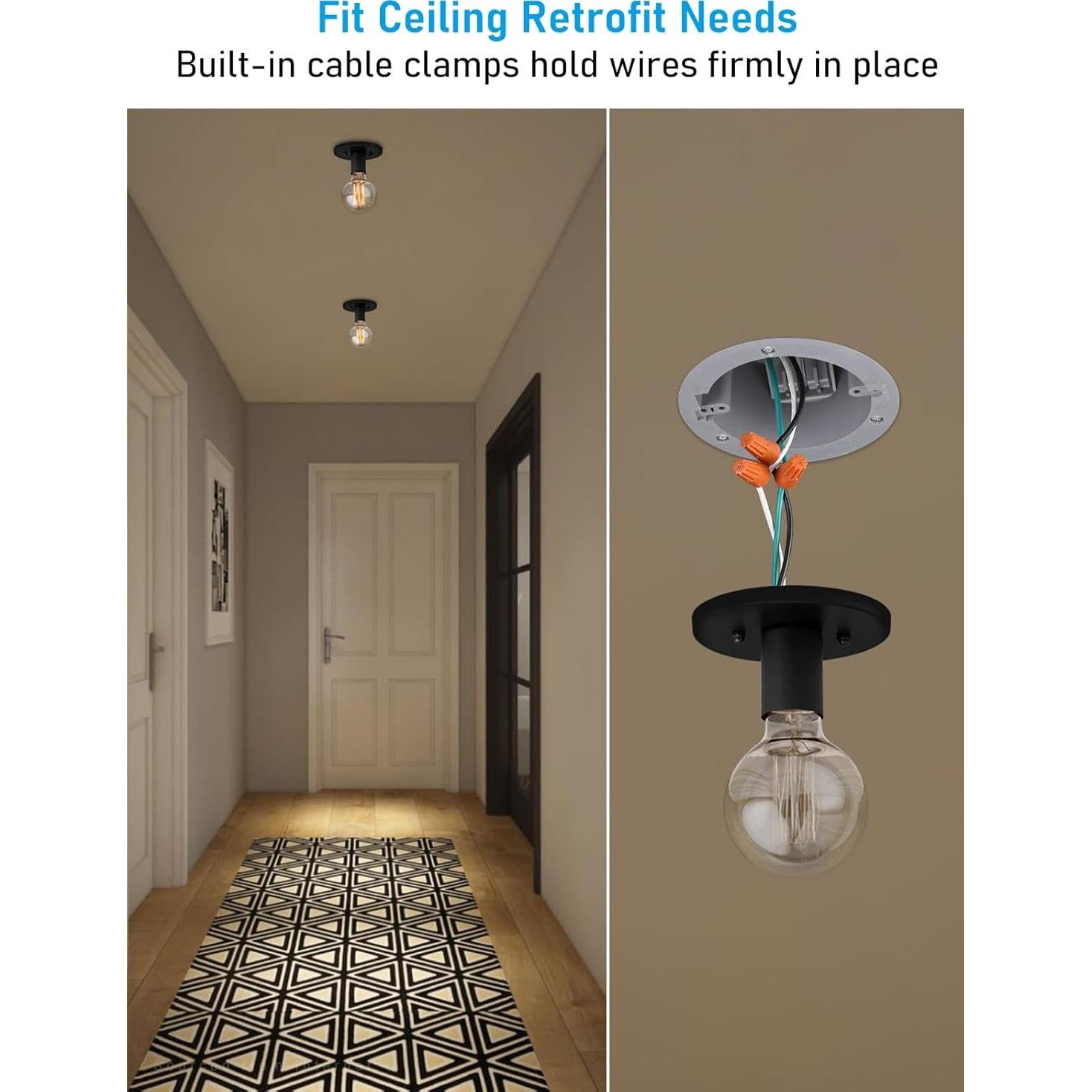 Caja de Salida Eléctrica Redonda LEONLITE 18 Pulgadas Cúbicas