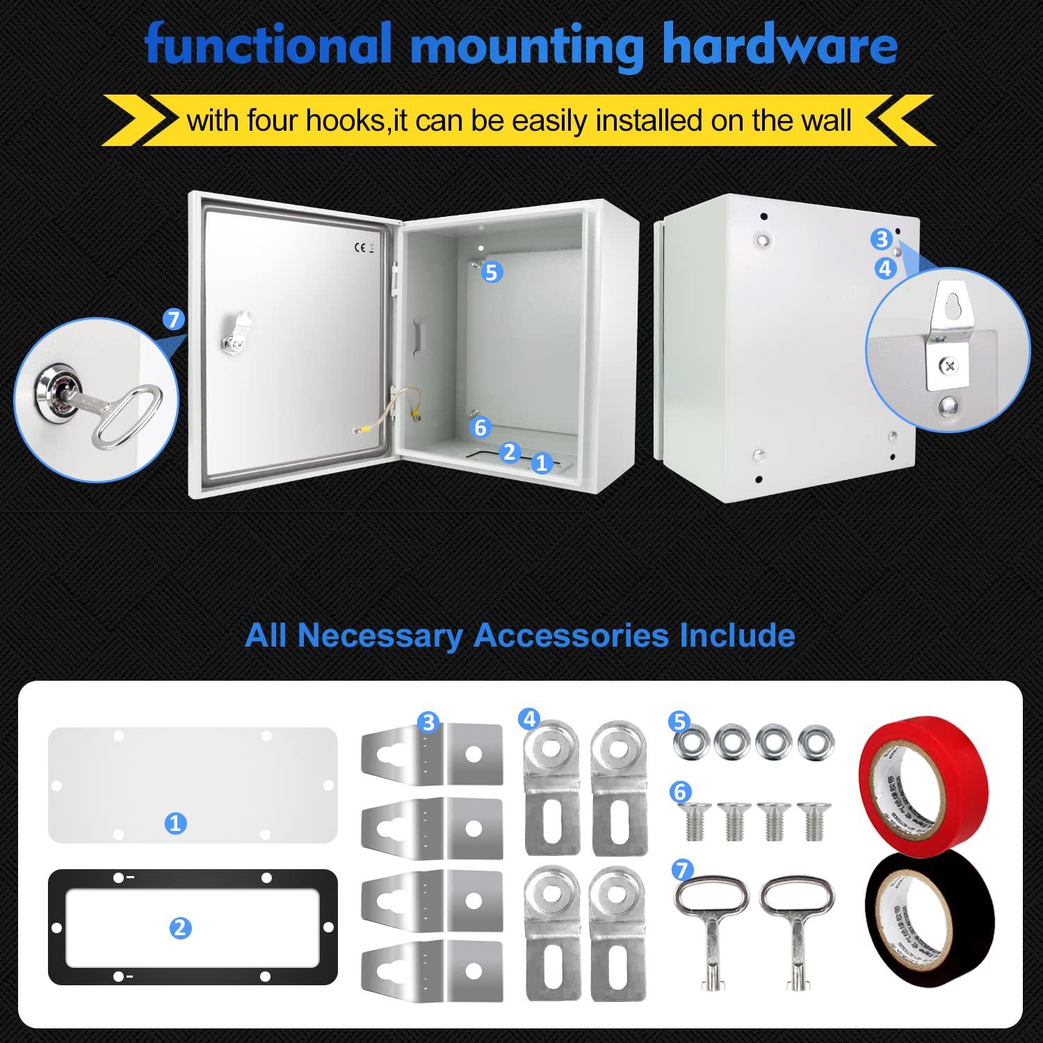 Caja Eléctrica Exterior Tocretoare 30,48x25,4x15,24cm IP66