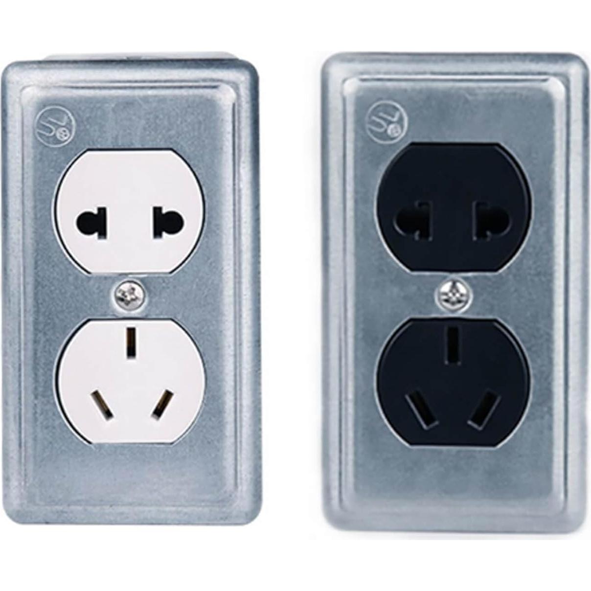 12 Cajas Eléctricas Metálicas 4x10 cm Qlvily 10 Salidas