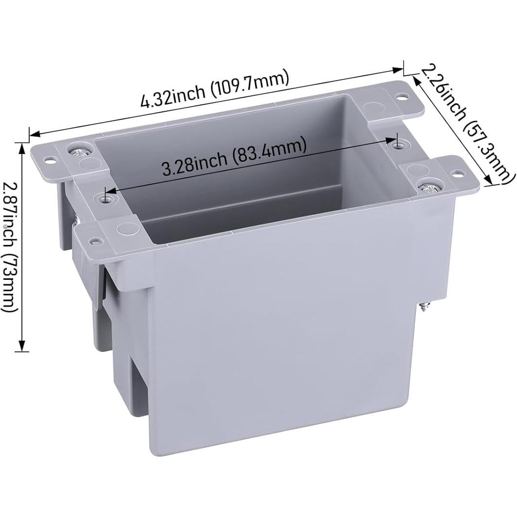LEONLITE Paquete de 12 Cajas de Conexión Eléctrica 14 L
