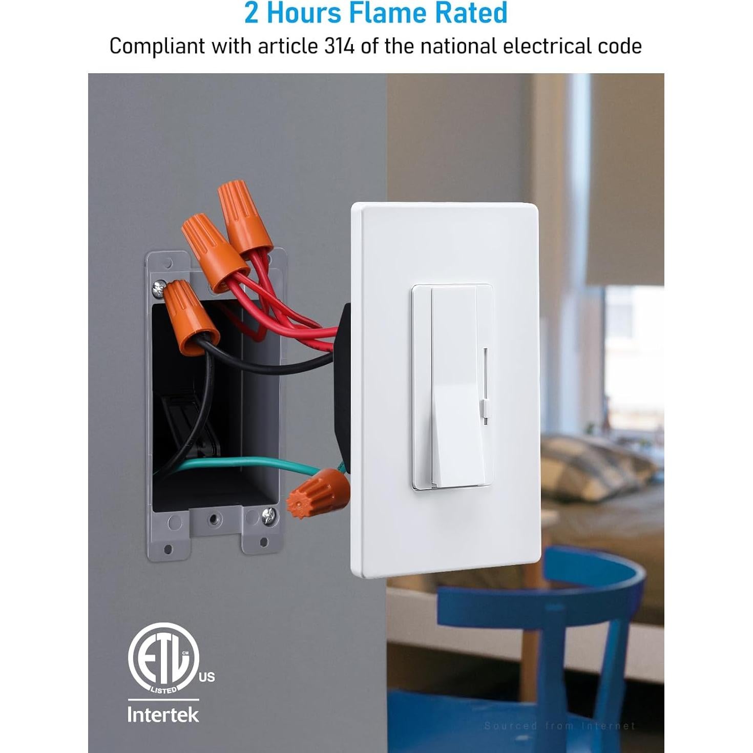 LEONLITE Paquete de 12 Cajas de Conexión Eléctrica 14 L