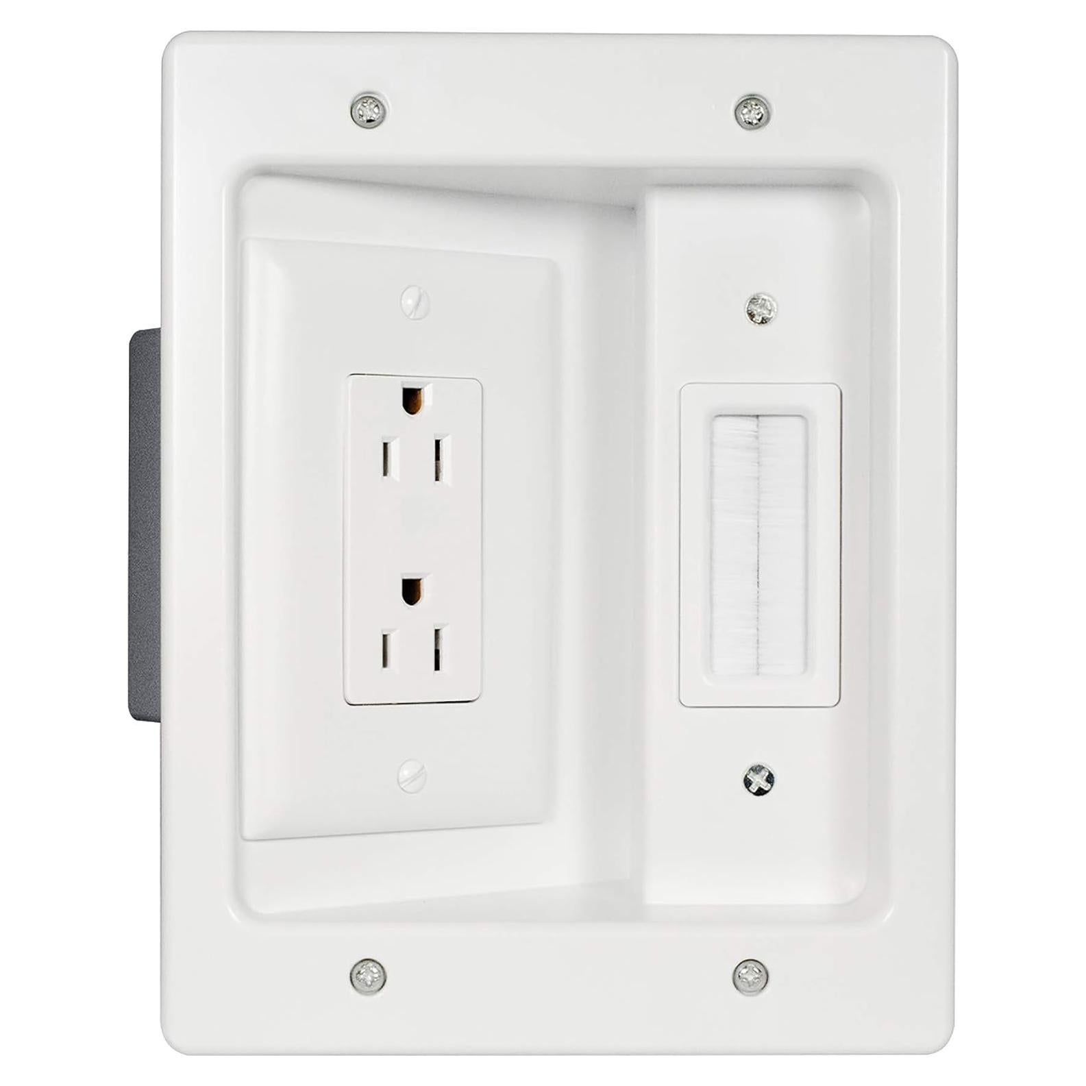 Legrand Kit Ocultación Cables TV Pared Blanco HT2102WHV1