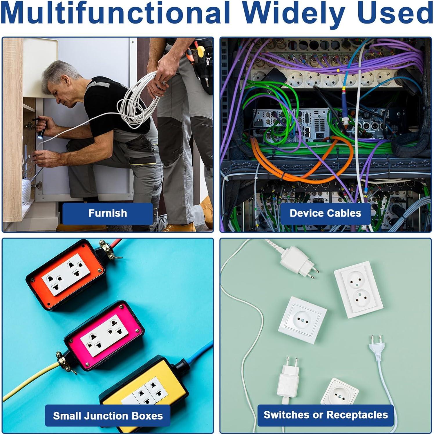 4 Cajas Eléctricas Gangables Yaocom 7,62x5,08cm Acero
