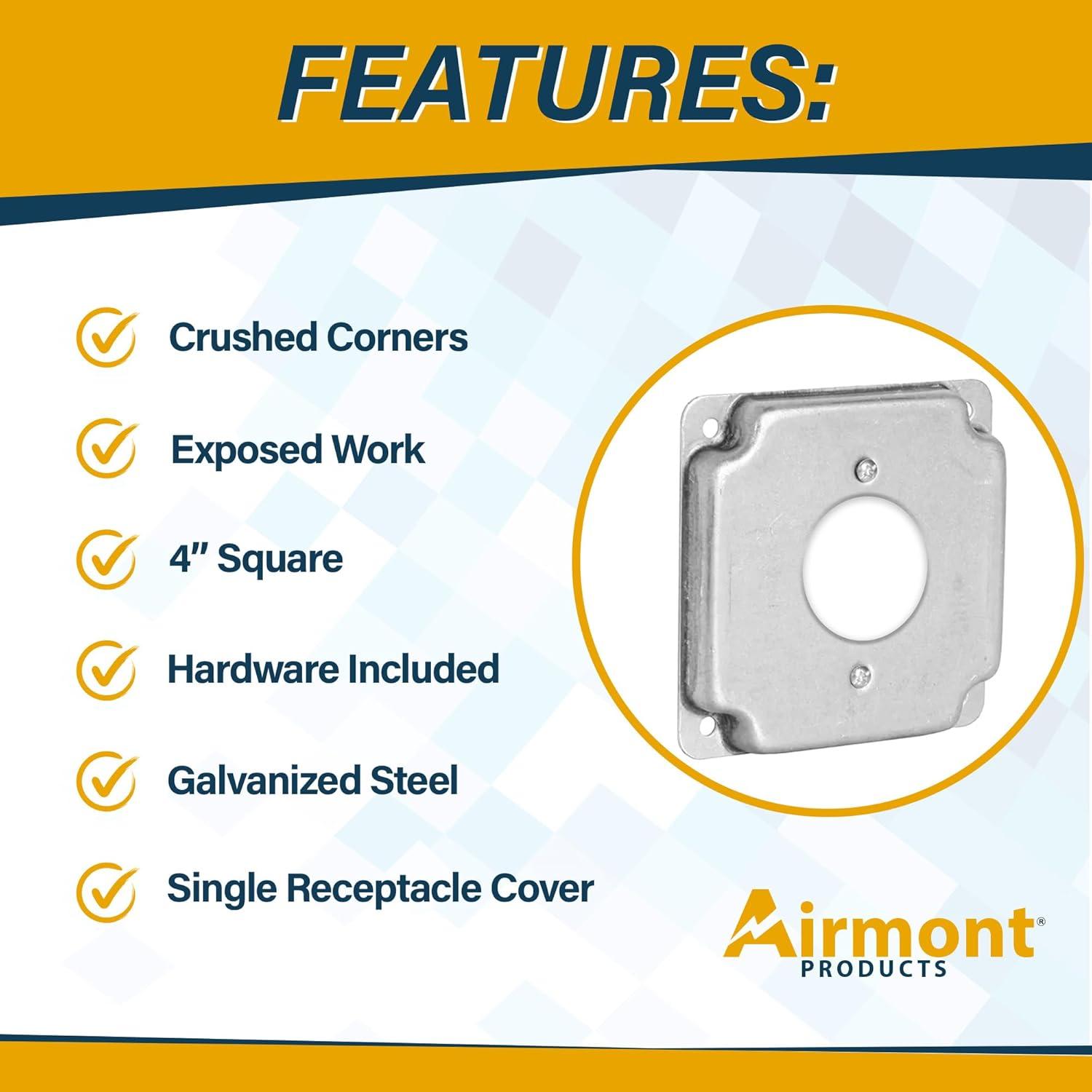 Kit Caja Eléctrica Metal 4x4'' Airmont 20A 16 Salidas