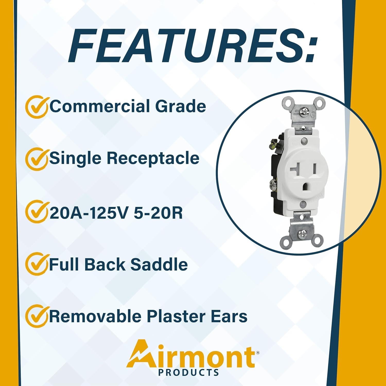 Kit Caja Eléctrica Metal 4x4'' Airmont 20A 16 Salidas