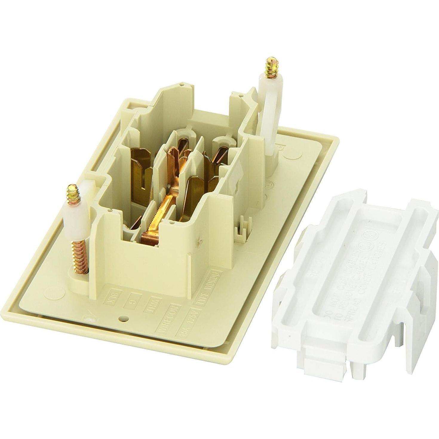 Receptáculo Decorativo Valterra WDR15IV 15A Marfil