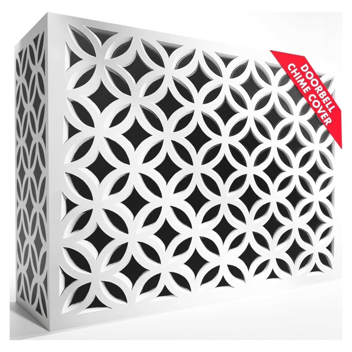 Cubierta de Timbre de Puerta GCDS Blanca 22.86x17.78cm