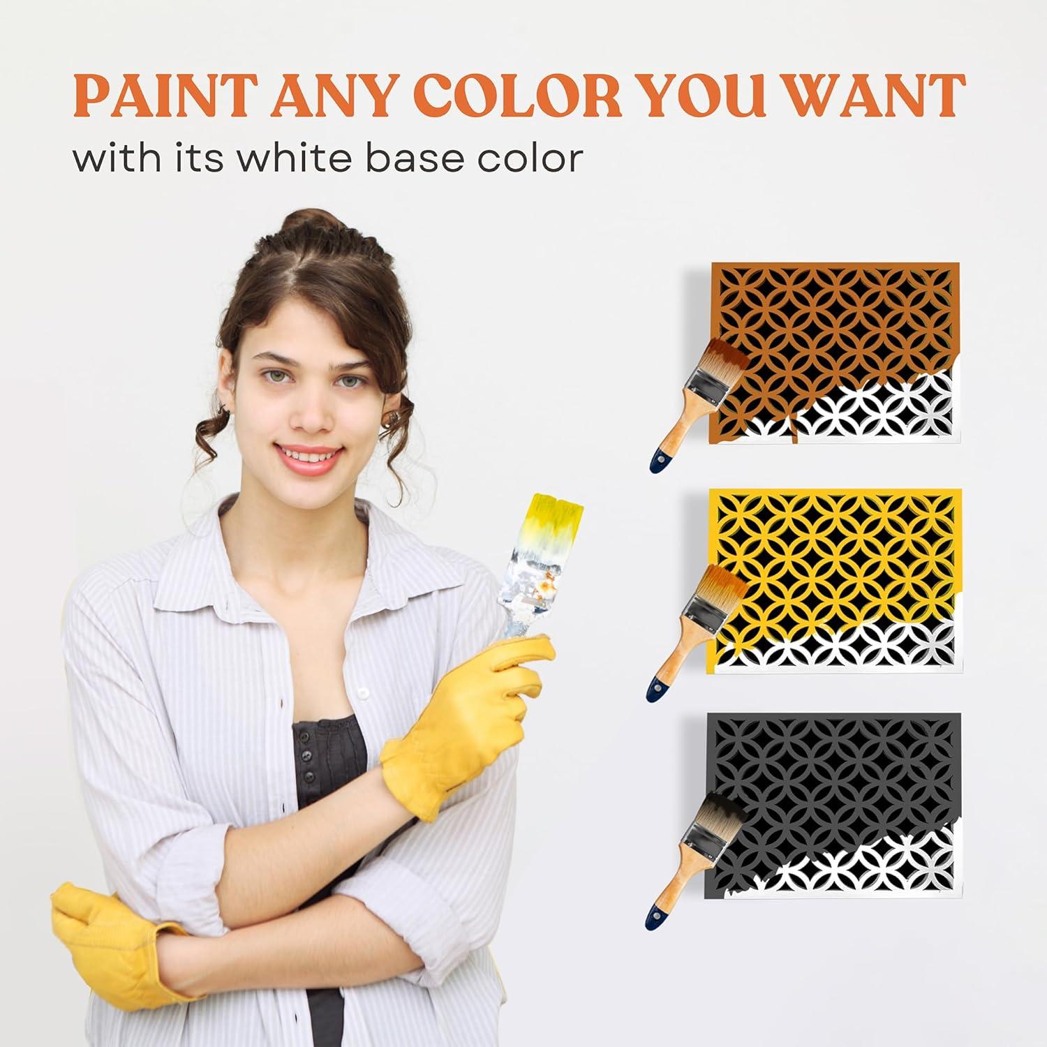 Cubierta de Timbre de Puerta GCDS Blanca 22.86x17.78cm