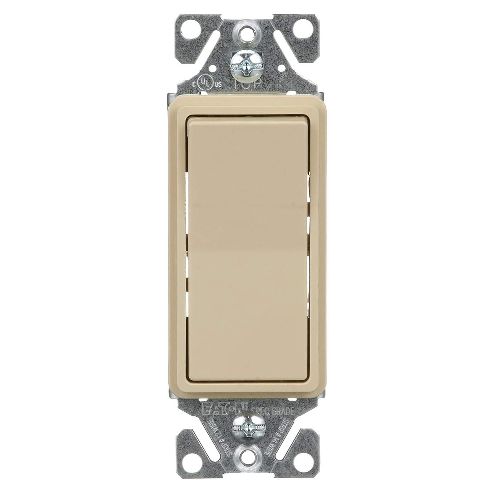 Interruptor Decorativo EATON 7501V-BOX 15A 120V Marfil