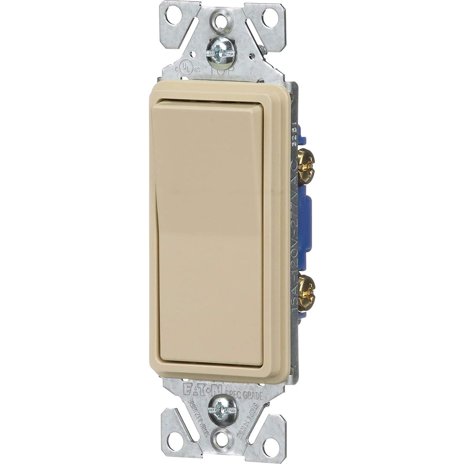 Interruptor Decorativo EATON 7501V-BOX 15A 120V Marfil