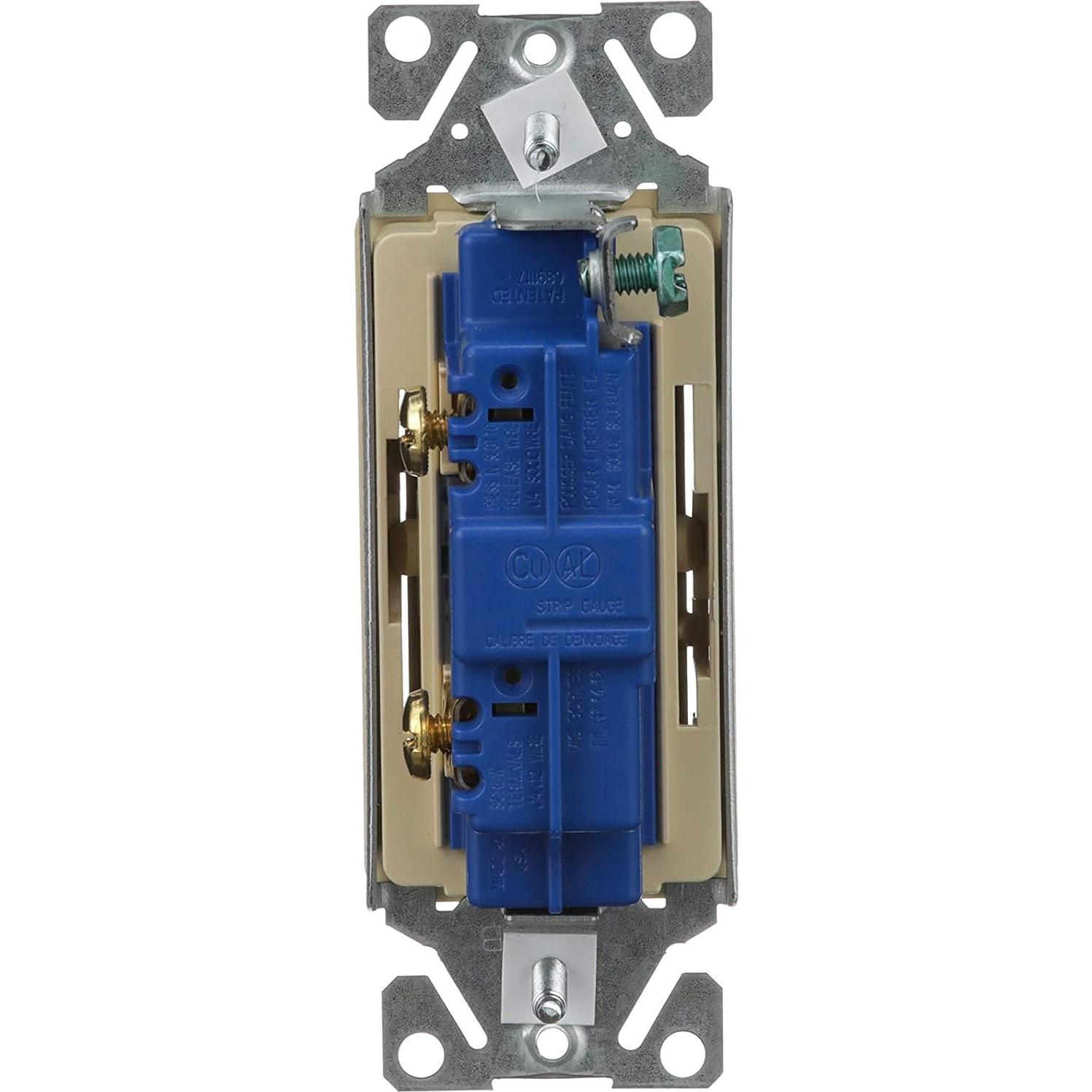 Interruptor Decorativo EATON 7501V-BOX 15A 120V Marfil