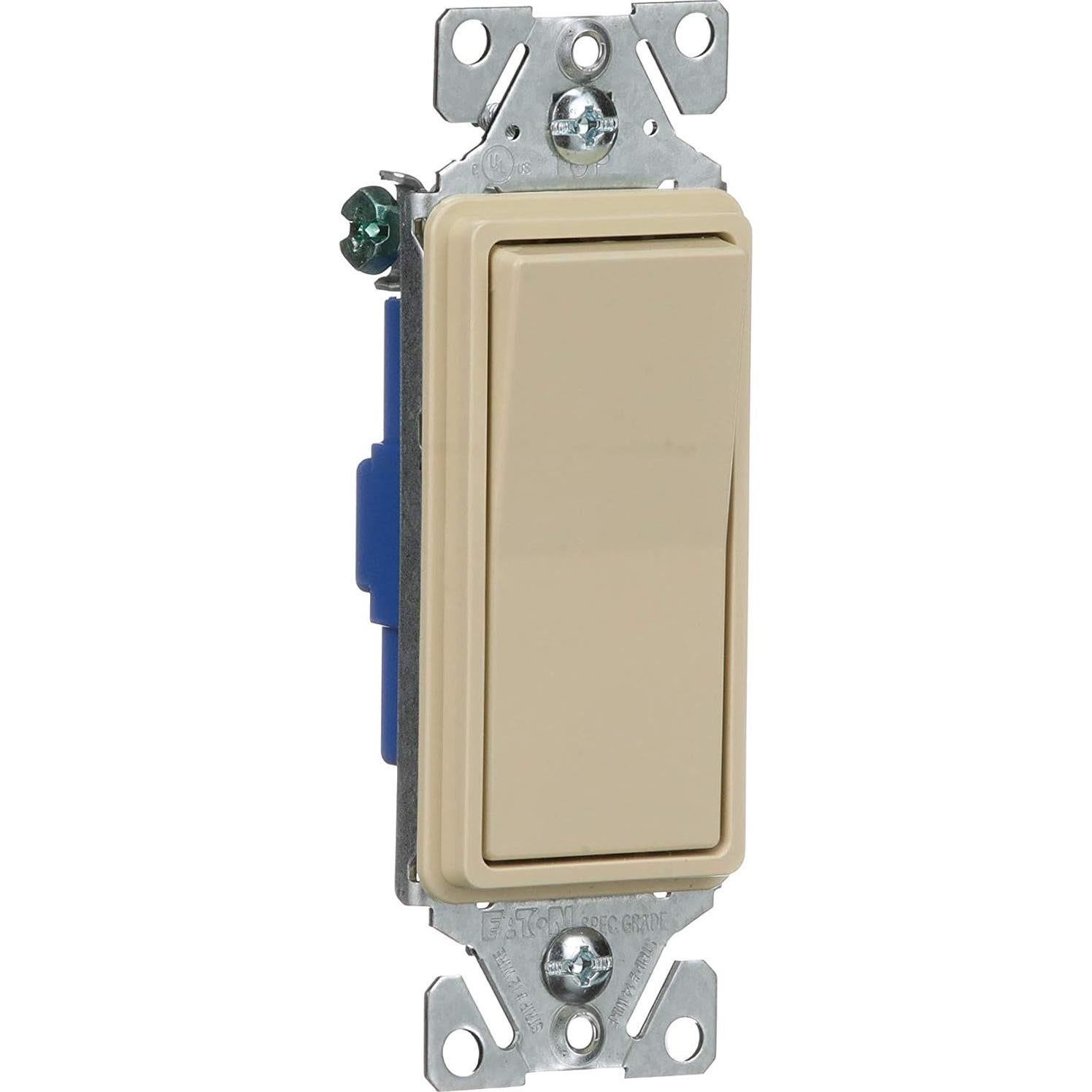 Interruptor Decorativo EATON 7501V-BOX 15A 120V Marfil