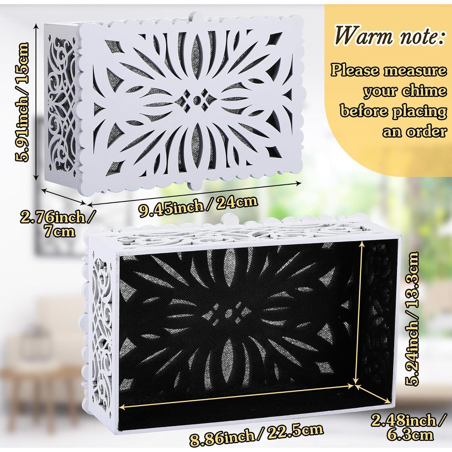 Cubierta de Timbre Saillong Blanca para Pared Interior