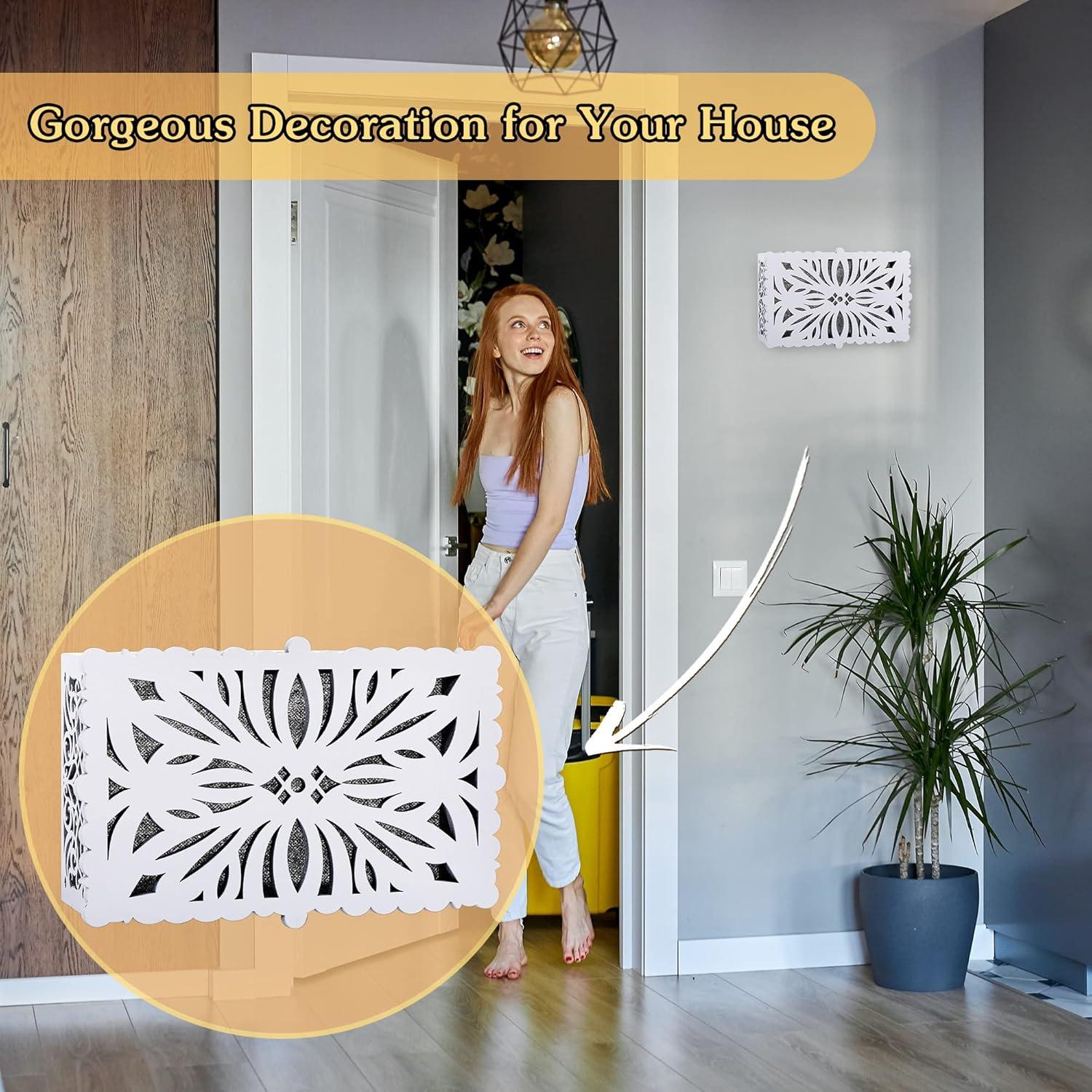 Cubierta de Timbre Saillong Blanca para Pared Interior