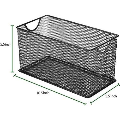 Juego de 3 Cestas de Almacenamiento GoldOrcle 10.5x14x14 cm