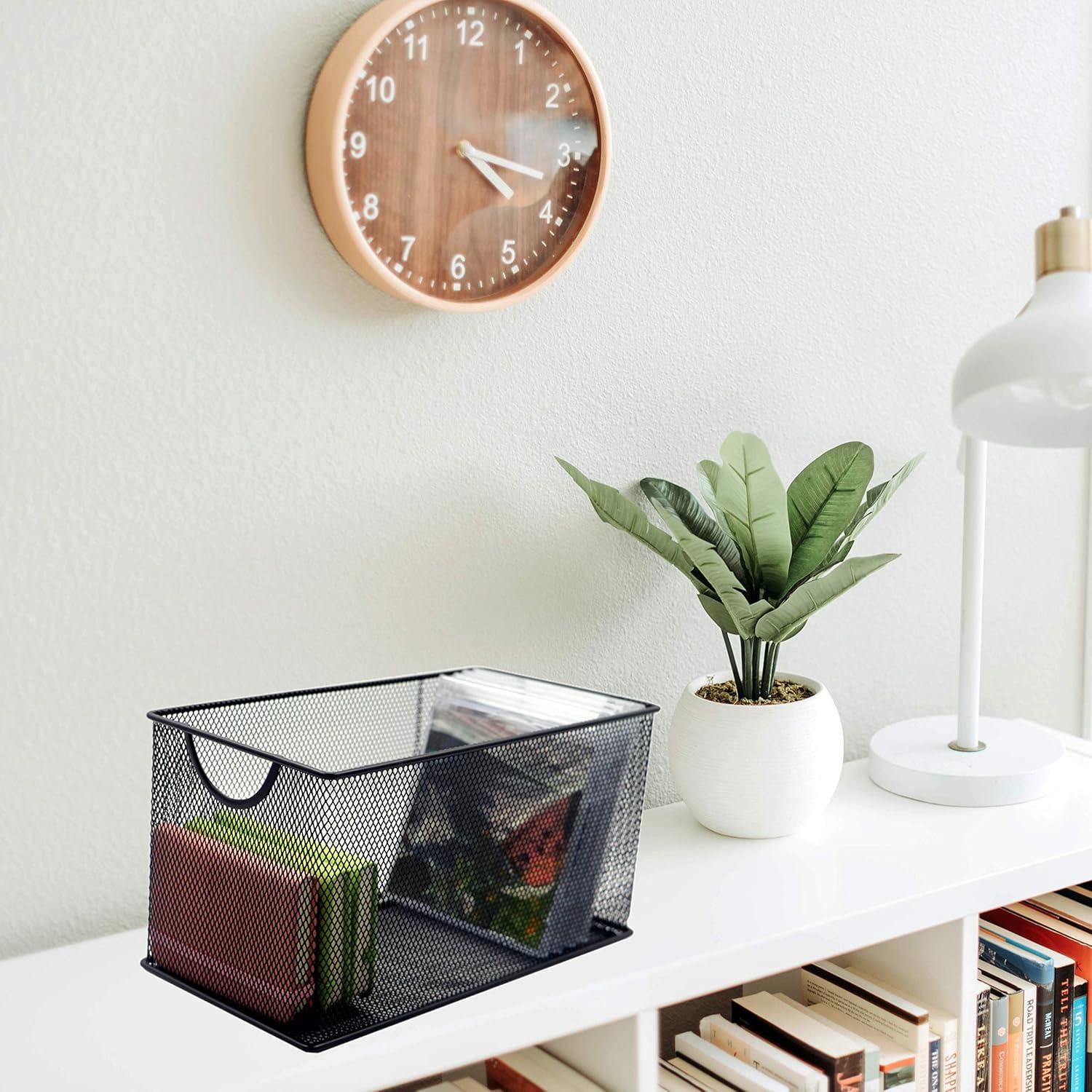 Juego de 3 Cestas de Almacenamiento GoldOrcle 10.5x14x14 cm