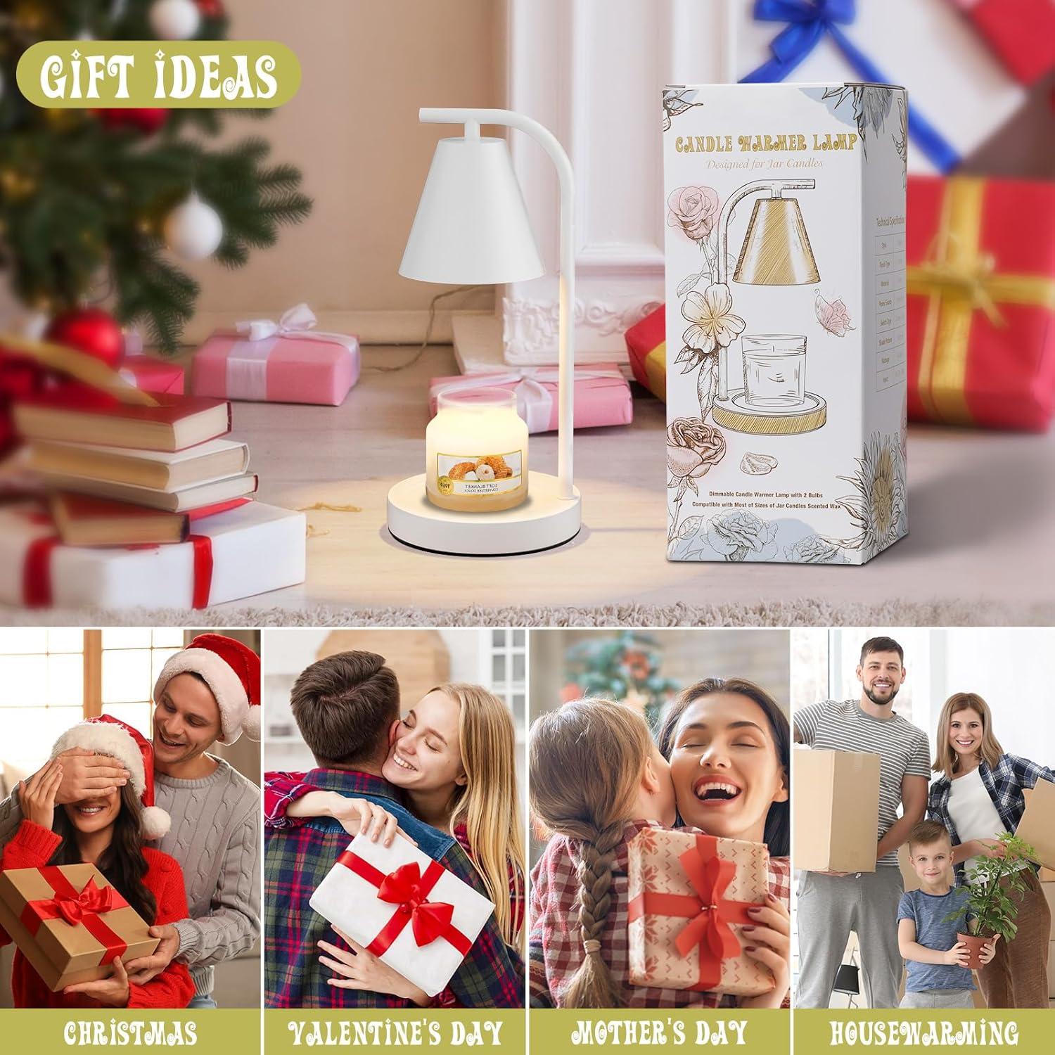 Calentador de Velas Hong-in Blanco con Temporizador 60W