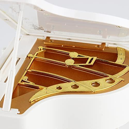 Caja de Música Vintage Piano Mini Jofanvin Decorativa