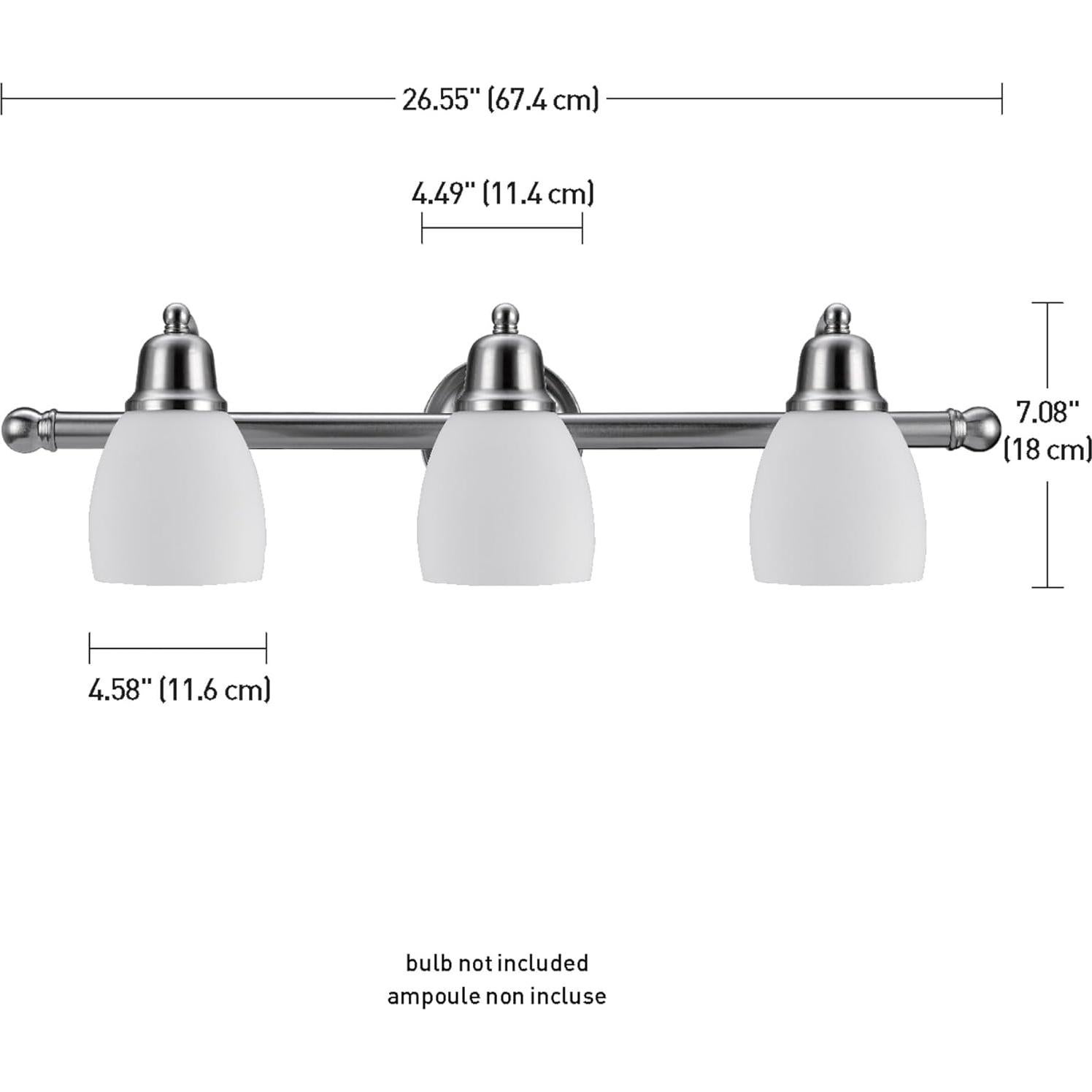 Juego de Baño 5 Piezas Globe Electric Niquel Satinado