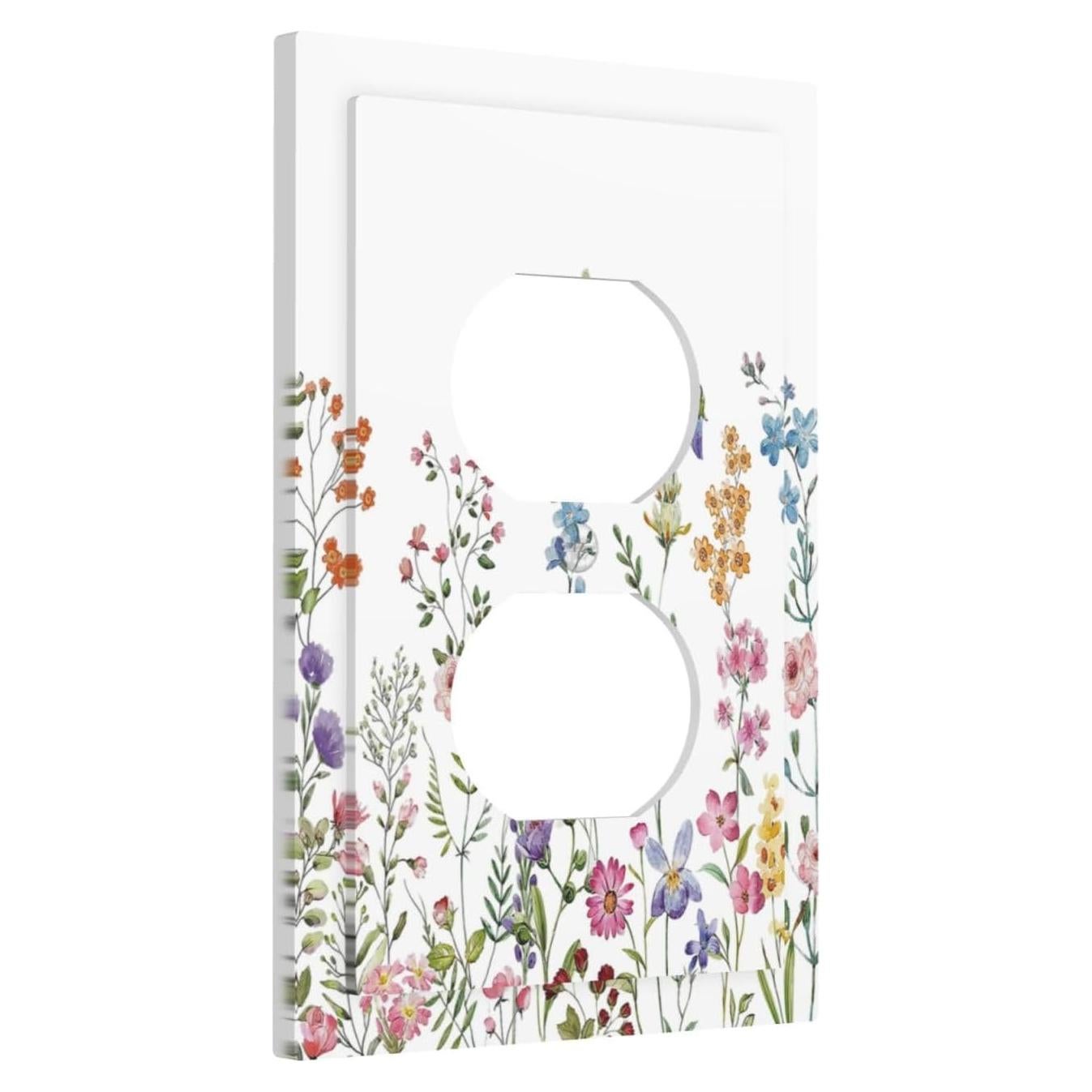 Placa de Pared Decorativa Yamxbfa Doble Receptáculo Floral