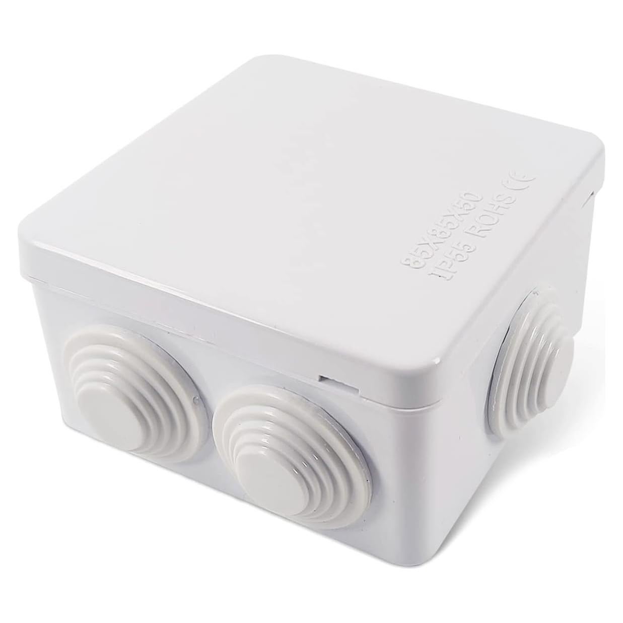Caja de Conexiones Eléctricas ABS Sunnyglade IP55 Blanca 85x85x50mm