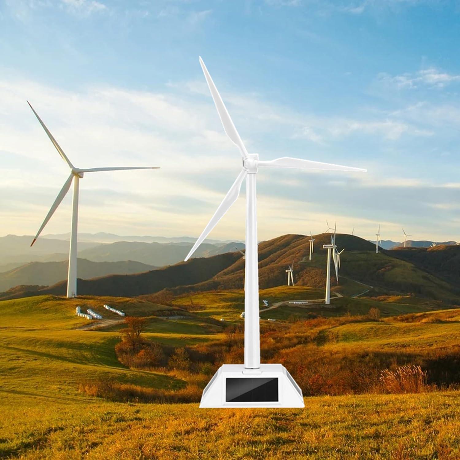 Molino de Viento Solar DIY Yiluren para Decoración y Ciencia