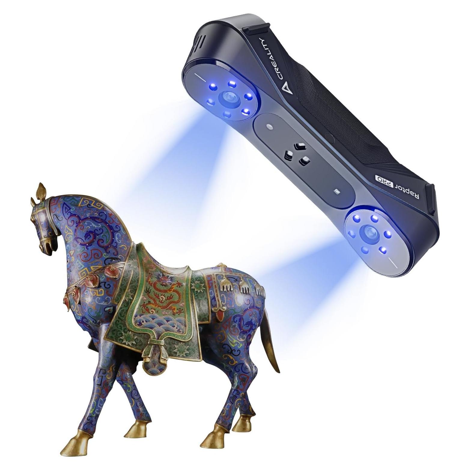 Escáner 3D Creality CR-Scan Raptor Pro, 5-4000mm, 22+7 láseres