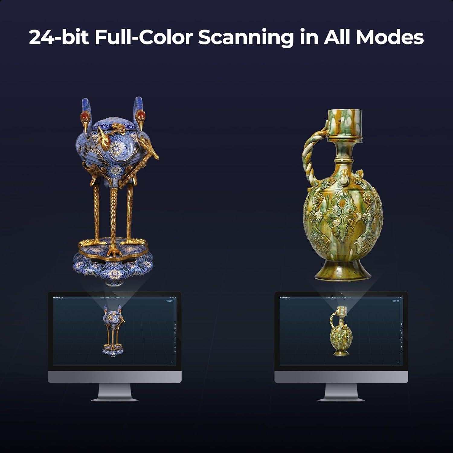 Escáner 3D Creality CR-Scan Raptor Pro, 5-4000mm, 22+7 láseres