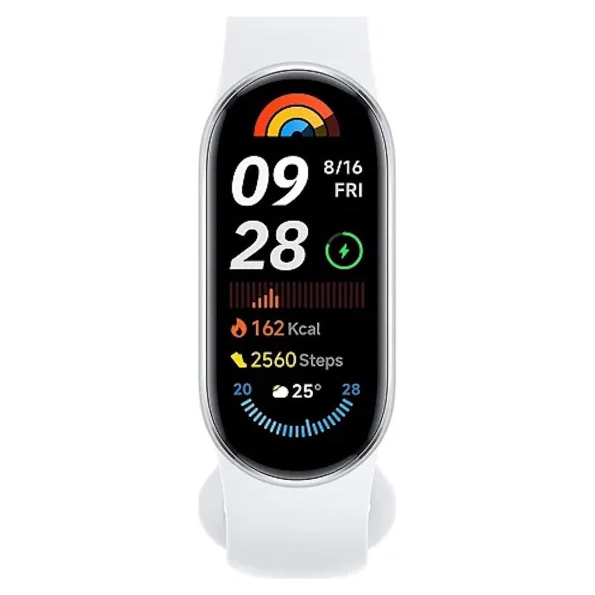Xiaomi Smart Band 9 Global 2024 | Pantalla AMOLED 1.62" | 233 mAh | 21 Días Batería | 150+ Modos de Ejercicio | Resistente al Agua 50m