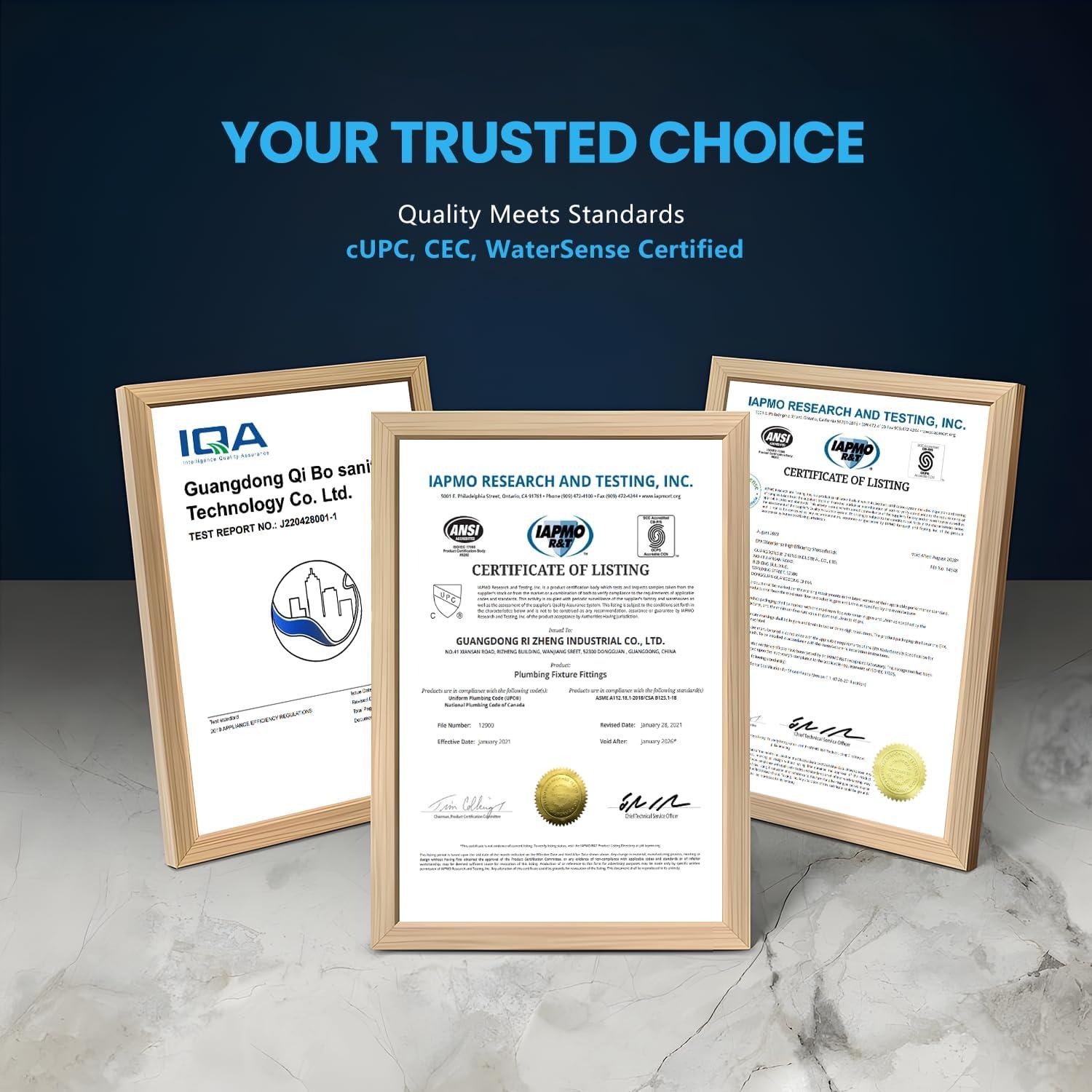 Conjunto de Ducha EMBATHER 8" Alta Presión Niquel Cepillado