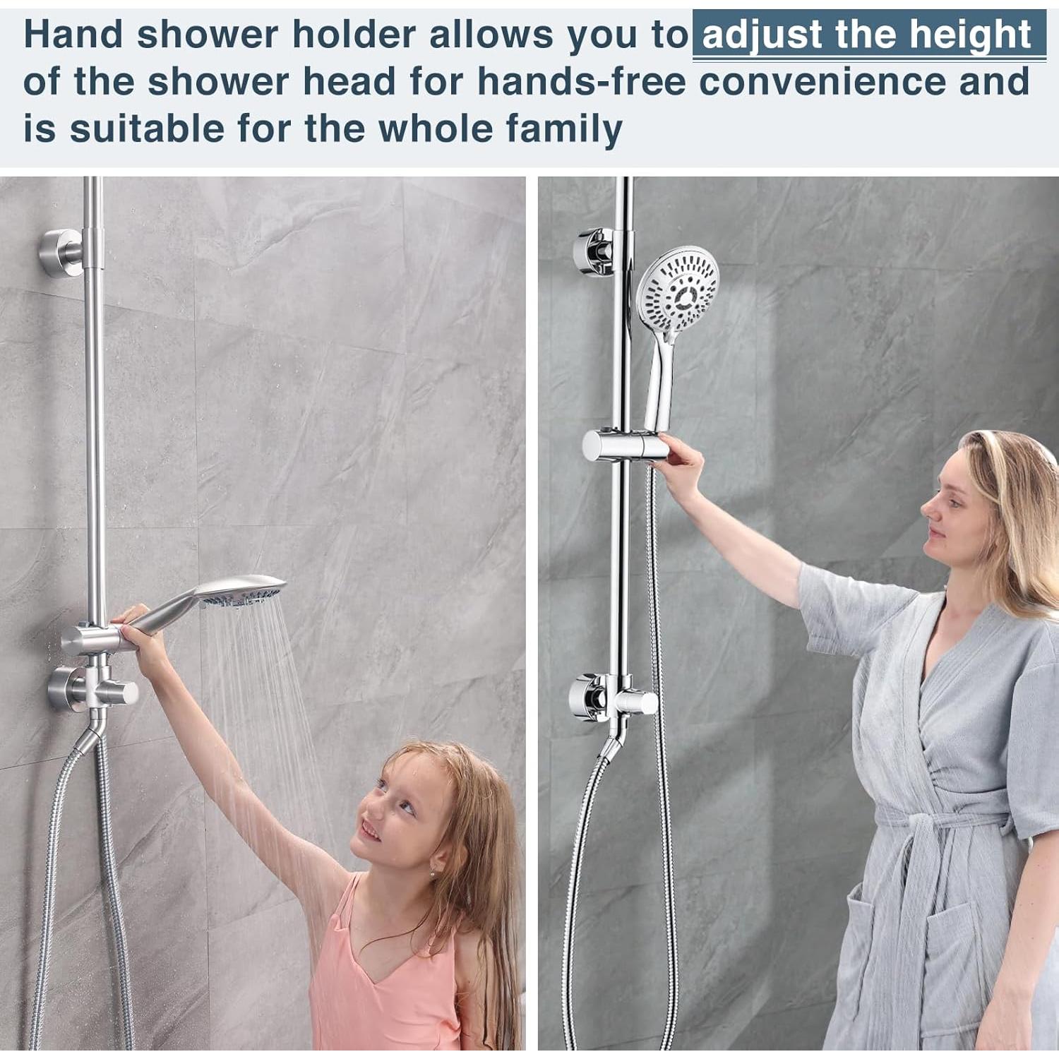 Sistema de Ducha Bright Showers con Cabezal de Lluvia 22 cm