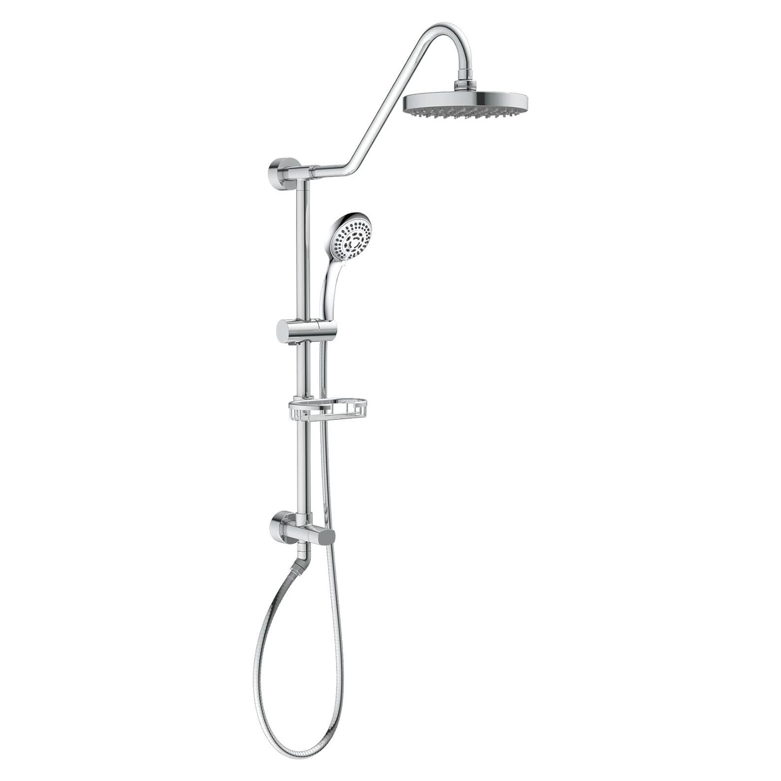 Sistema de Ducha PULSE ShowerSpas Kauai III Cromo 8"