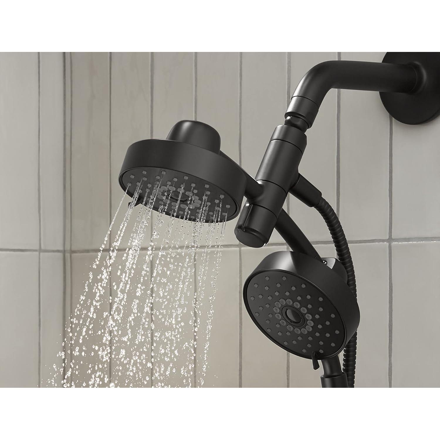 Ducha Multifuncional 2-en-1 Kohler Purist Negro Mate 2.5 GPM