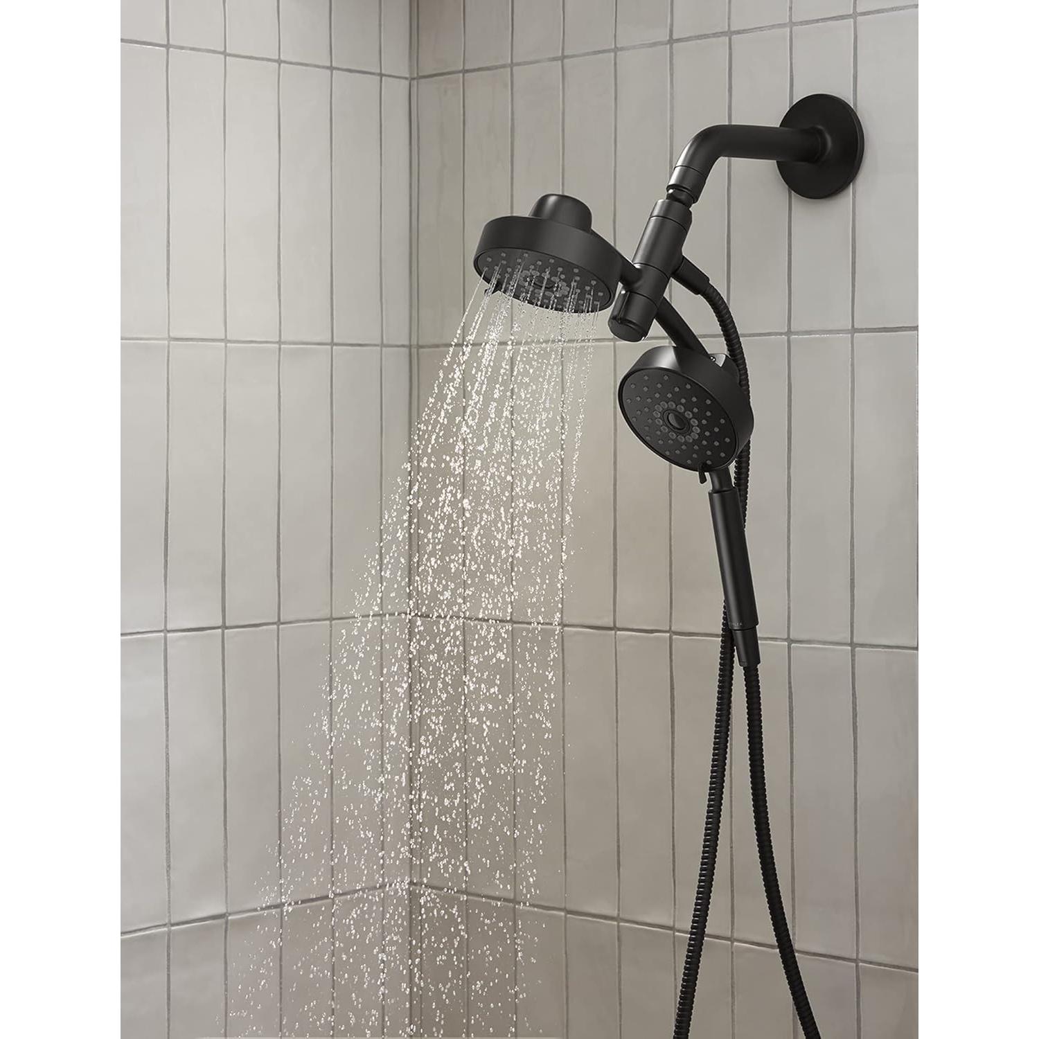 Ducha Multifuncional 2-en-1 Kohler Purist Negro Mate 2.5 GPM
