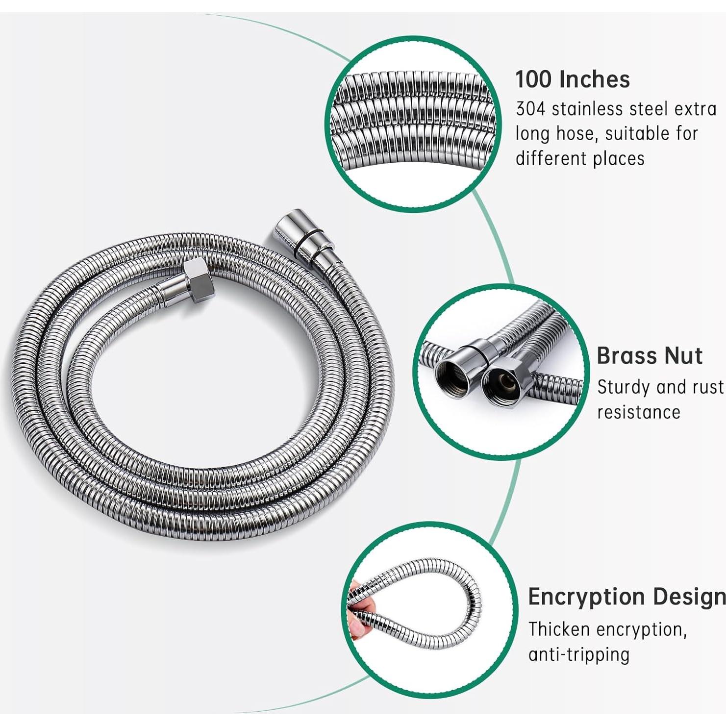 Sistema de Enema de Ducha V-Frankness con Manguera 254 cm