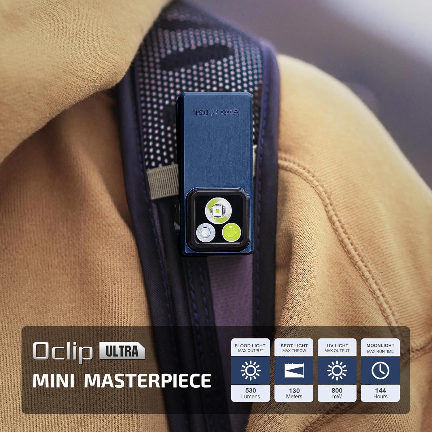 Linterna EDC OLIGHT Oclip Ultra 530 Lúmenes Recargable
